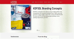 Desktop Screenshot of kofsolgroup.com